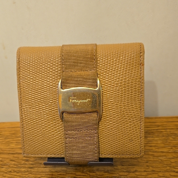 Salvatore Ferragamo Other - Salvatore Ferragamo/Vintage/Tan Bifold Wallet
